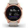 Часы GARMIN FENIX 7S SOLAR ROSE GOLD WITH LIGHT SAND BAND 11157