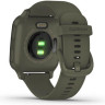 Часы GARMIN VENU SQ – MUSIC EDITION SLATE ALUMINUM BEZEL WITH MOSS CASE AND SILICONE BAND 010-02426-13