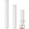 Ремешок GARMIN QUICK RELEASE BANDS (18 MM) WHITE WITH ROSE GOLD HARDWARE 11655